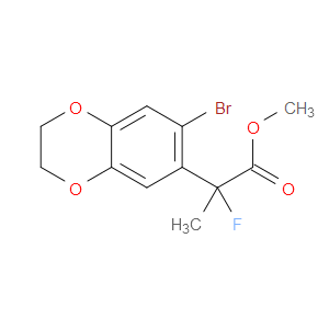 Methyl 7-bromo-α-fluoro-2,3-dihydro-α-methyl-1,4-benzodioxin-6-acetate
