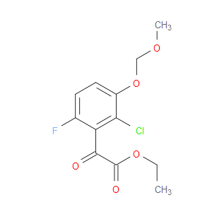 ethyl 2-(2-chloro-6-fluoro-3-(methoxymethoxy)phenyl)-2-oxoacetate