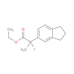 Ethyl α-fluoro-2,3-dihydro-α-methyl-1H-indene-5-acetate