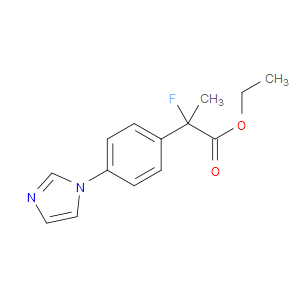 Ethyl α-fluoro-4-(1H-imidazol-1-yl)-α-methylbenzeneacetate