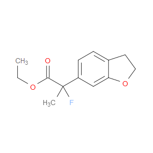 Ethyl α-fluoro-2,3-dihydro-α-methyl-6-benzofuranacetate
