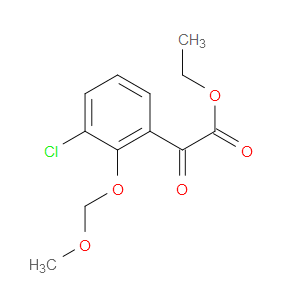 ethyl 2-(3-chloro-2-(methoxymethoxy)phenyl)-2-oxoacetate