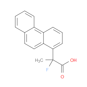 α-Fluoro-α-methyl-1-phenanthreneacetic acid