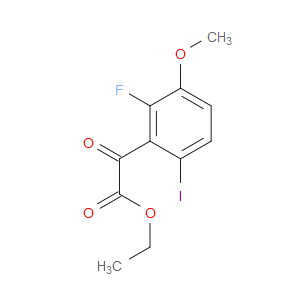 ethyl 2-(2-fluoro-6-iodo-3-methoxyphenyl)-2-oxoacetate