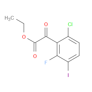 ethyl 2-(6-chloro-2-fluoro-3-iodophenyl)-2-oxoacetate