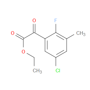 ethyl 2-(5-chloro-2-fluoro-3-methylphenyl)-2-oxoacetate