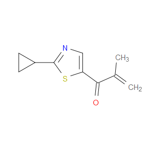 1-(2-Cyclopropyl-5-thiazolyl)-2-methyl-2-propen-1-one