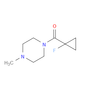 (1-fluorocyclopropyl)(4-methylpiperazin-1-yl)methanone