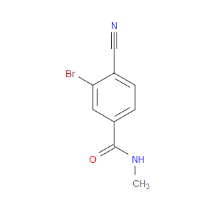 Benzamide, 3-bromo-4-cyano-N-methyl-