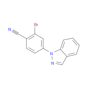 2-Bromo-4-(1H-indazol-1-yl)benzonitrile
