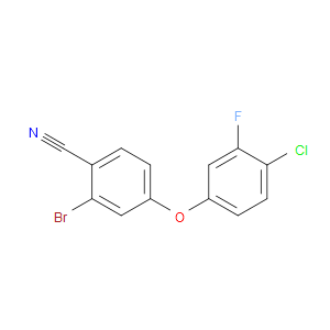 2-Bromo-4-(4-chloro-3-fluorophenoxy)benzonitrile