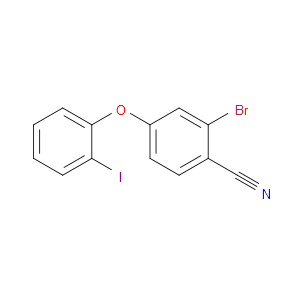 2-Bromo-4-(2-iodophenoxy)benzonitrile