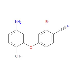 4-(5-Amino-2-methylphenoxy)-2-bromobenzonitrile