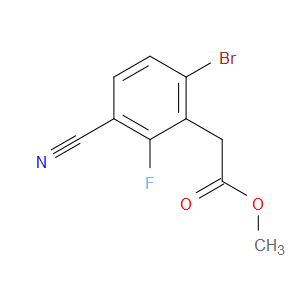 Methyl 6-bromo-3-cyano-2-fluorobenzeneacetate