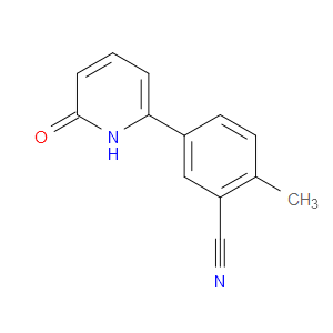 5-(1,6-Dihydro-6-oxo-2-pyridinyl)-2-methylbenzonitrile
