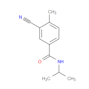 Benzamide, 3-cyano-4-methyl-N-(1-methylethyl)-
