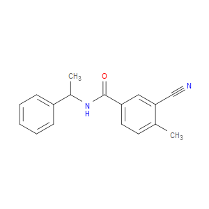 Benzamide, 3-cyano-4-methyl-N-(1-phenylethyl)-