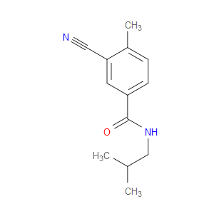 Benzamide, 3-cyano-4-methyl-N-(2-methylpropyl)-