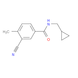 Benzamide, 3-cyano-N-(cyclopropylmethyl)-4-methyl-