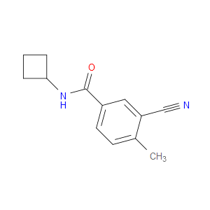 Benzamide, 3-cyano-N-cyclobutyl-4-methyl-