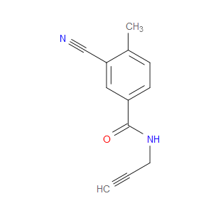 Benzamide, 3-cyano-4-methyl-N-2-propyn-1-yl-