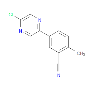 5-(5-Chloro-2-pyrazinyl)-2-methylbenzonitrile
