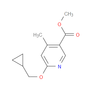 methyl 6-(cyclopropylmethoxy)-4-methylnicotinate