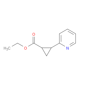 ethyl 2-(pyridin-2-yl)cyclopropanecarboxylate