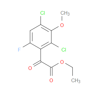 ethyl 2-(2,4-dichloro-6-fluoro-3-methoxyphenyl)-2-oxoacetate