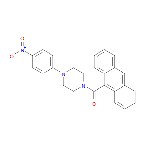anthracen-9-yl(4-(4-nitrophenyl)piperazin-1-yl)methanone
