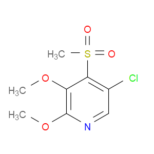 5-chloro-2,3-dimethoxy-4-(methylsulfonyl)pyridine