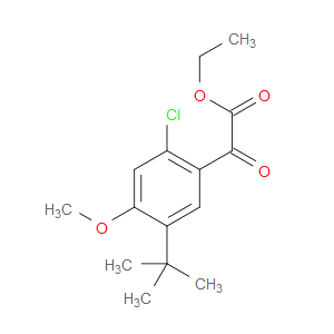ethyl 2-(5-(tert-butyl)-2-chloro-4-methoxyphenyl)-2-oxoacetate