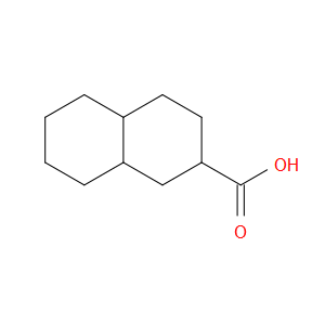 Decahydro-2-naphthalenecarboxylic acid