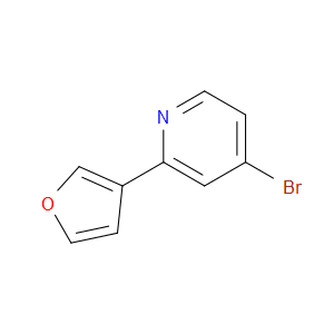 Pyridine, 4-bromo-2-(3-furanyl)-