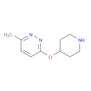 Pyridazine, 3-methyl-6-(4-piperidinyloxy)-