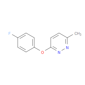 3-(4-Fluorophenoxy)-6-methylpyridazine