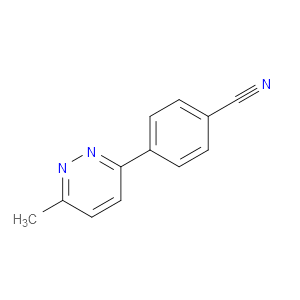 4-(6-Methyl-3-pyridazinyl)benzonitrile