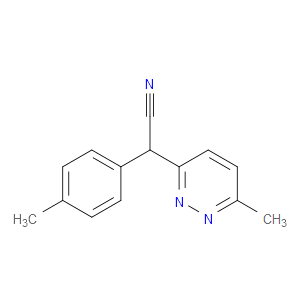 6-Methyl-α-(4-methylphenyl)-3-pyridazineacetonitrile
