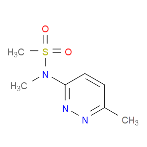 N-Methyl-N-(6-methyl-3-pyridazinyl)methanesulfonamide