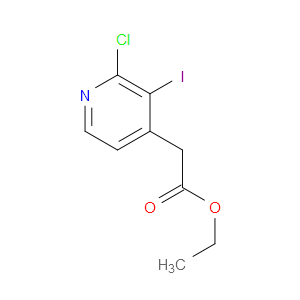 ethyl 2-(2-chloro-3-iodopyridin-4-yl)acetate