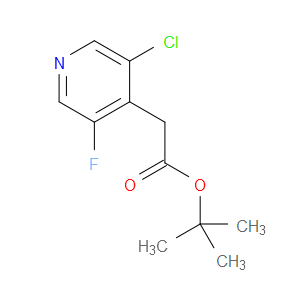 tert-butyl 2-(3-chloro-5-fluoropyridin-4-yl)acetate