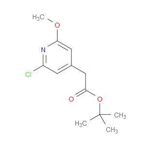 tert-butyl 2-(2-chloro-6-methoxypyridin-4-yl)acetate