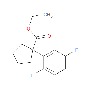 ethyl 1-(2,5-difluorophenyl)cyclopentanecarboxylate
