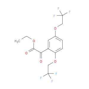 ethyl 2-(2,5-bis(2,2,2-trifluoroethoxy)phenyl)-2-oxoacetate