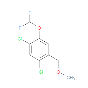 1,5-dichloro-2-(difluoromethoxy)-4-(methoxymethyl)benzene