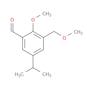 5-isopropyl-2-methoxy-3-(methoxymethyl)benzaldehyde