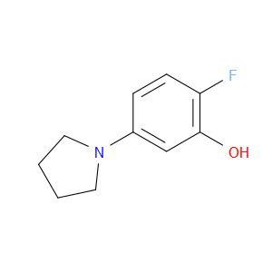 Phenol, 2-fluoro-5-(1-pyrrolidinyl)-