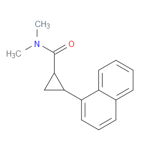 N,N-Dimethyl-2-(1-naphthalenyl)cyclopropanecarboxamide