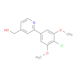 2-(4-Chloro-3,5-dimethoxyphenyl)-4-pyridinemethanol