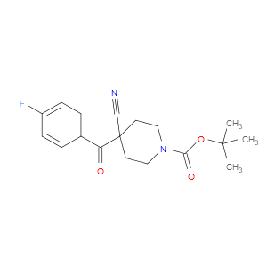 1,1-Dimethylethyl 4-cyano-4-(4-fluorobenzoyl)-1-piperidinecarboxylate